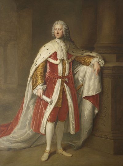 Portrait of William Pitt, 1st Earl of Chatham (1708-1778) by William Hoare